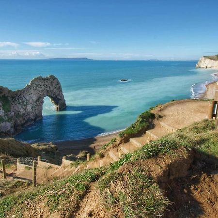 Emma'S Sea View 2-Bedroom Caravan At Durdle Door Near Wareham Dorset West Lulworth Exterior foto